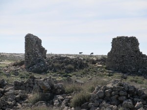 Ruined houses atop Jugurtha's Table