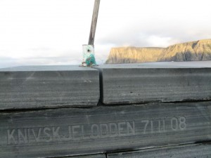 View at Nordkapp from Knivskjellodden