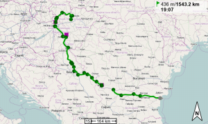 The route so far as of June 5th, 2011