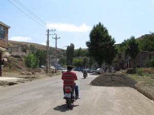 My motorcycle escort in Abash Ahmed