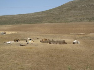 Nomad tents near Kaleybar
