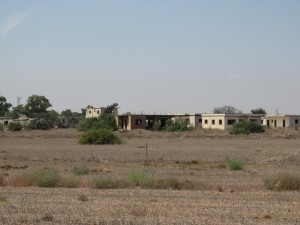 Abandoned village in the buffer zone