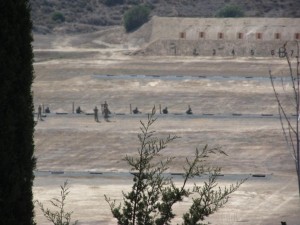 Military shooting range at Dhekelia base
