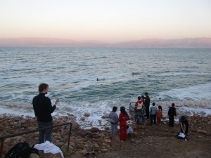 Dead Sea beach, En Gedi