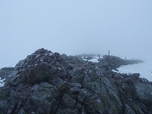 The summit of Creag Leacach