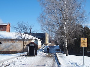 One of the border crossings in Valka/Valga