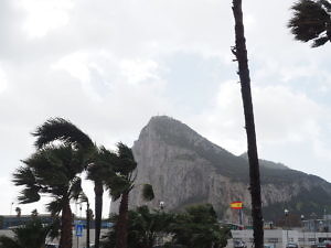 The Rock from windy la Línea